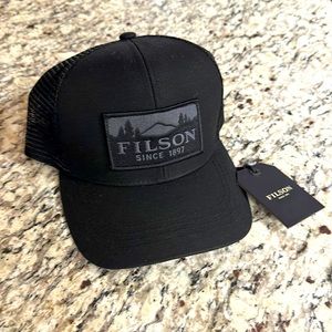 Folsom Black Mesh Trucker Hat. One Size Fits All